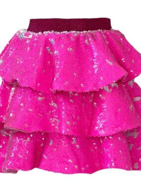 Hot Pink Three Tier Skirt